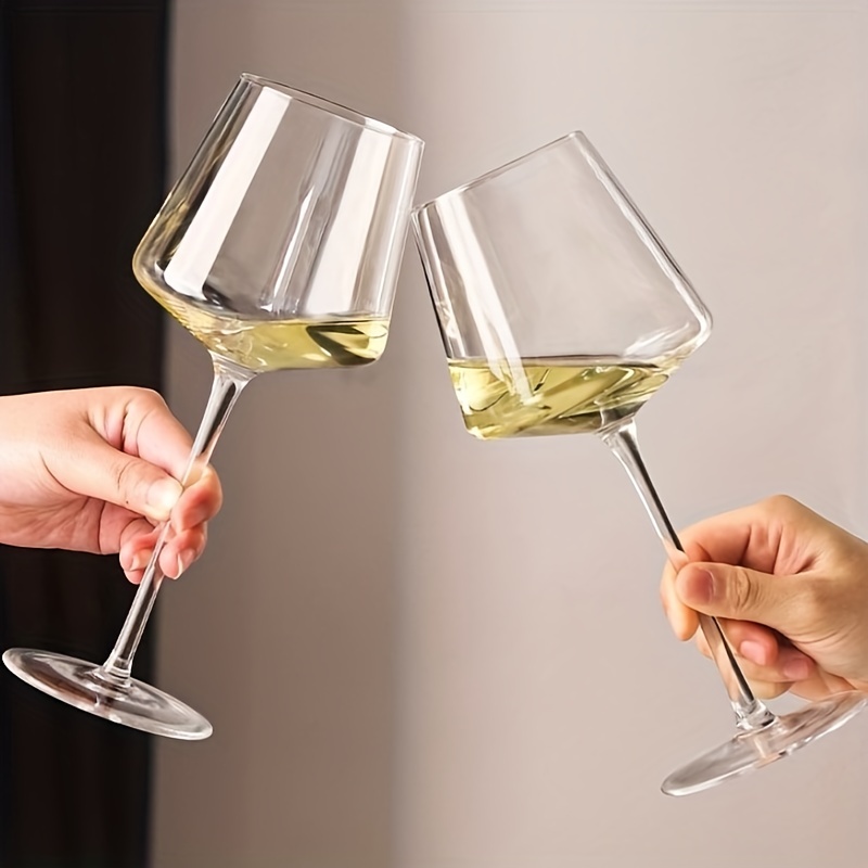 2個 ワイングラス クリスタル白ワイングラス 赤ワイングラスセット 