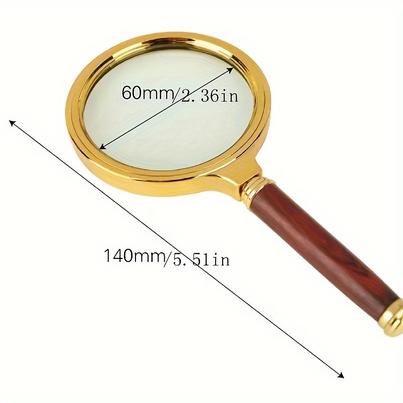 15X New Magnifying Glass Handheld 60mm Loupe Portable Magnifier