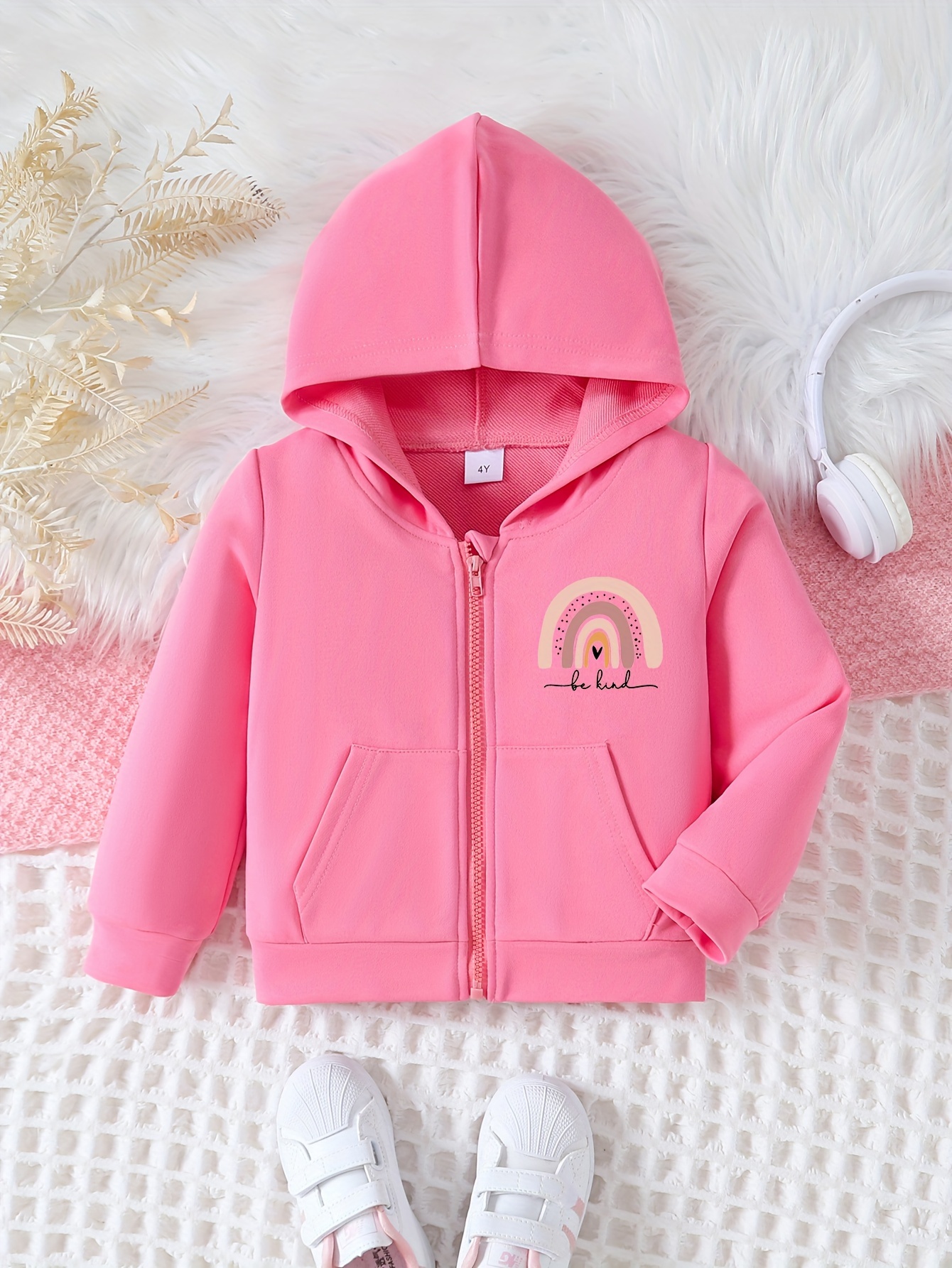 Peppa Pig Toddler Girl Colorblock Fleece Hooded Jacket