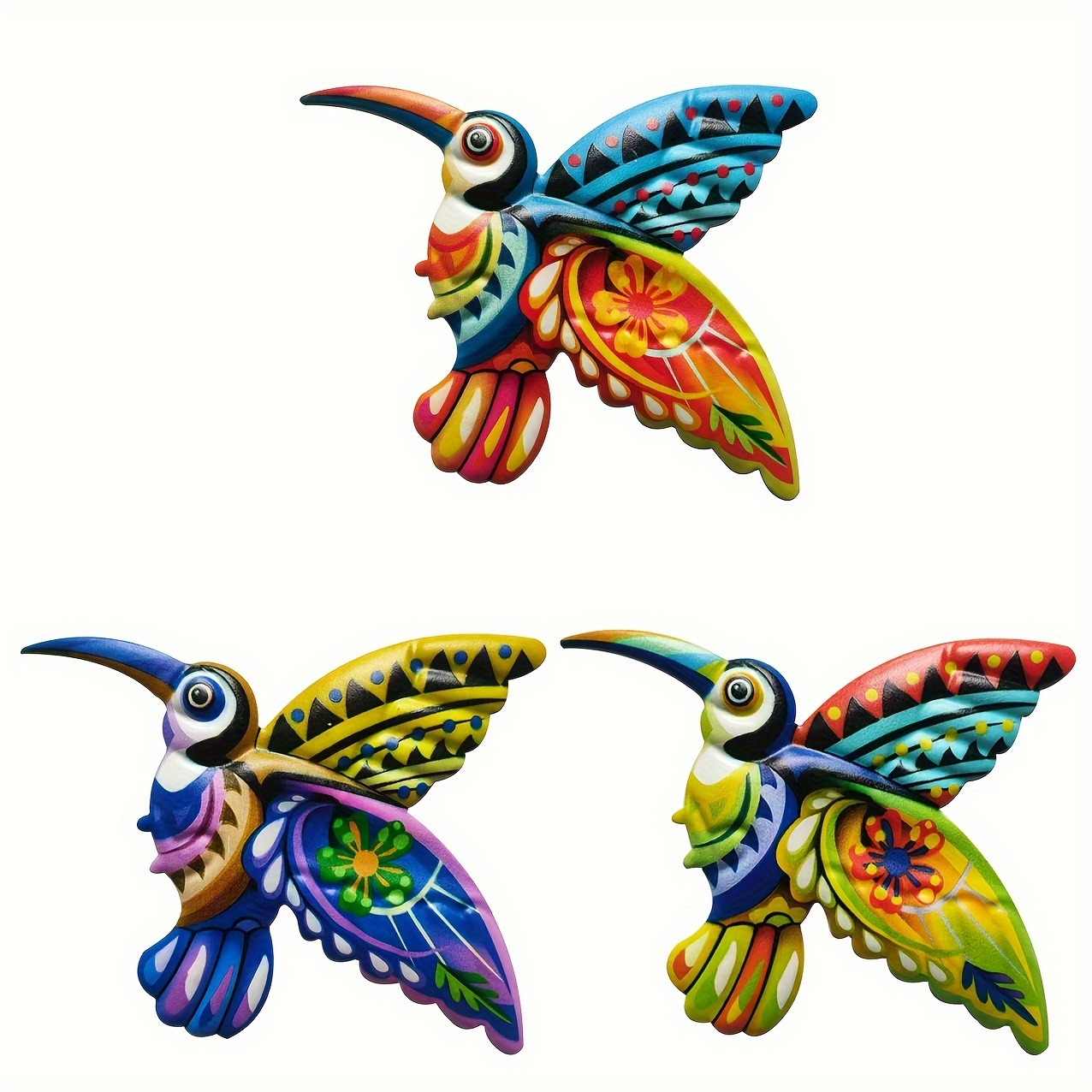 1 Decorazione Parete Ramo Colibrì In Metallo Decorazioni - Temu Italy