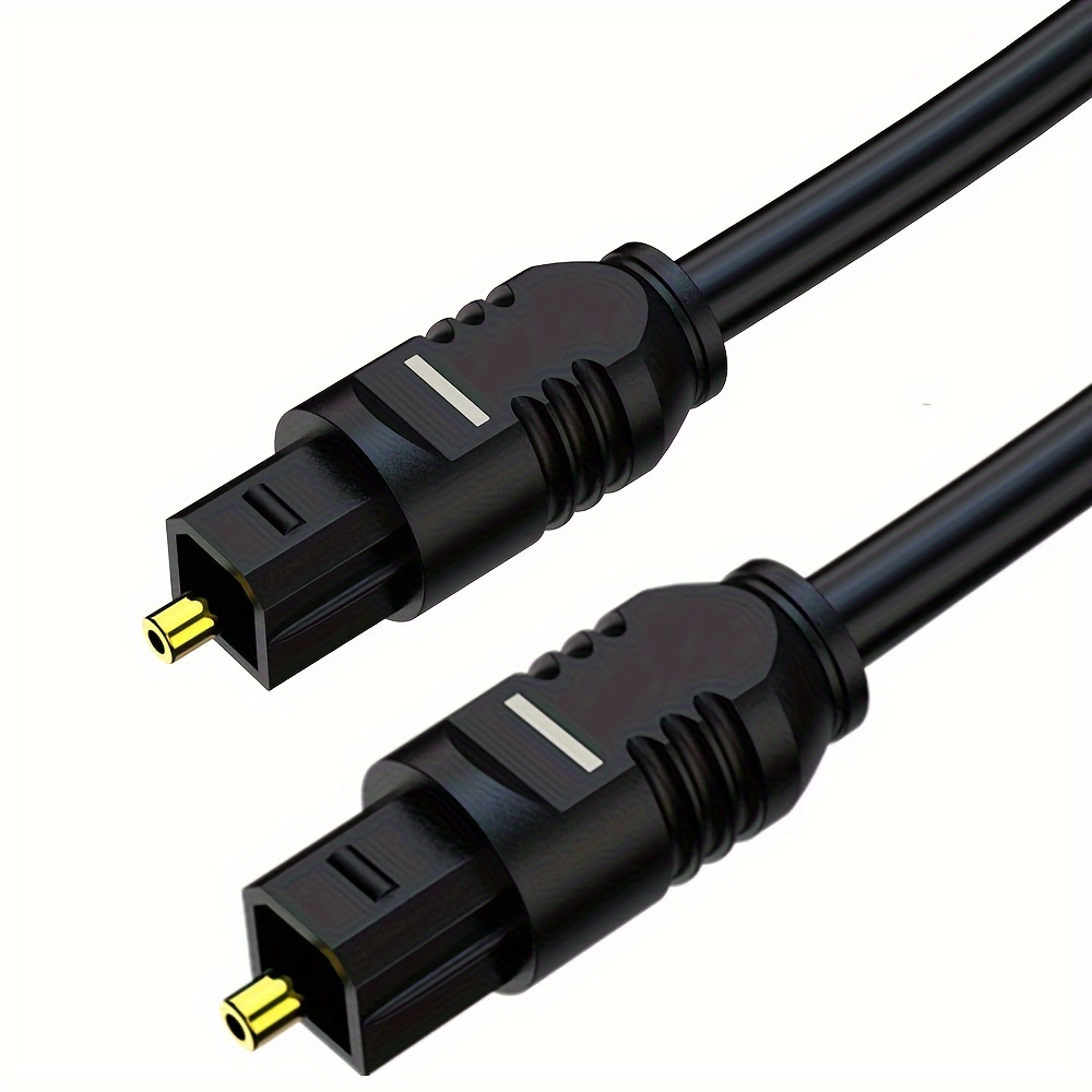 Connectique Audio / Vidéo Ineck ® Câble Optique Audio TOSLINK 5M, Fibre  Optique Toslink Compatible avec PS4/3, Xbox One, Wii, Canal Sat HD, TVs HD,  DVD, Blu-Rays, Amp AV