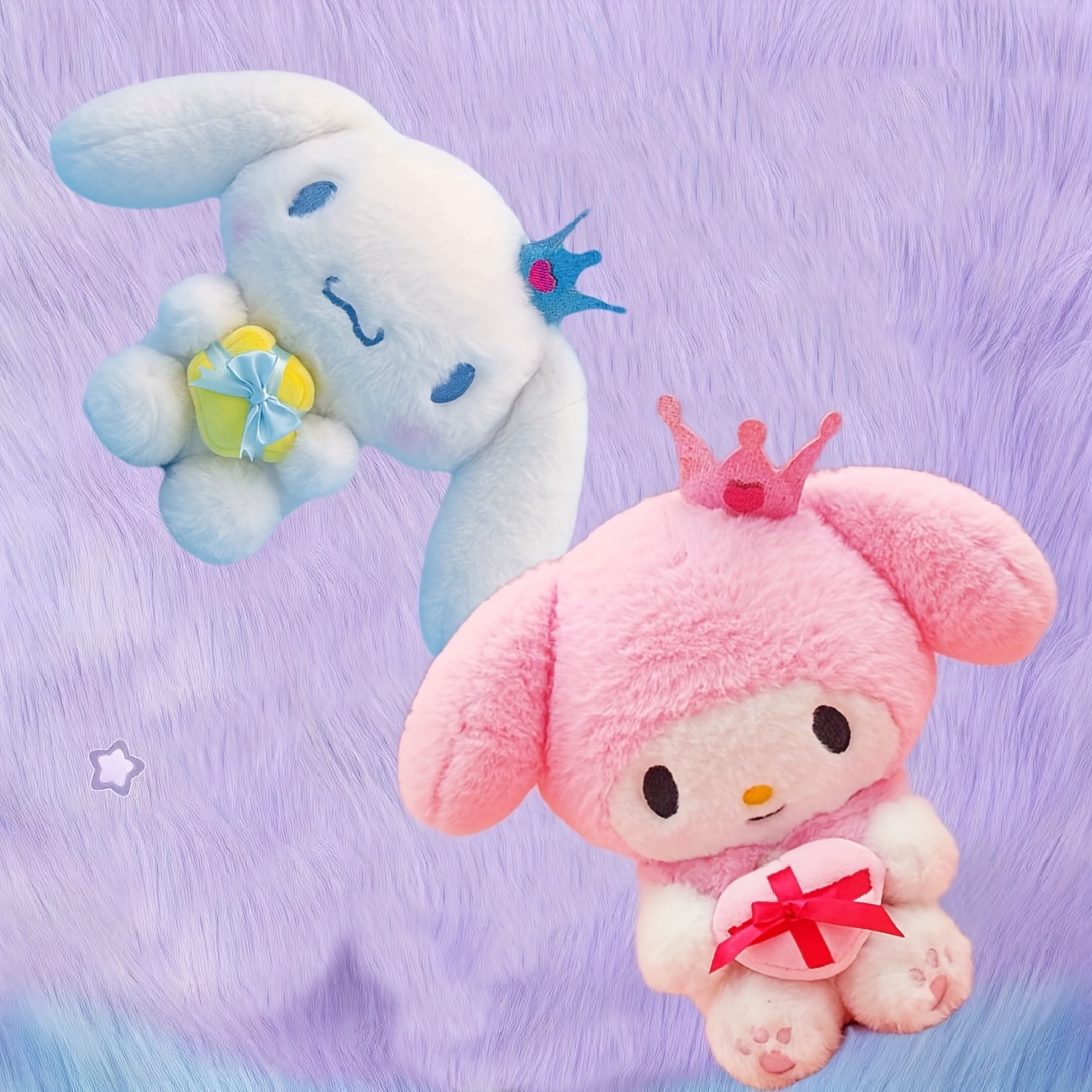 Poupée peluche Kuromi, Cute Cartoon Struffed Plushie Toy Gift for Children  Girls Fans