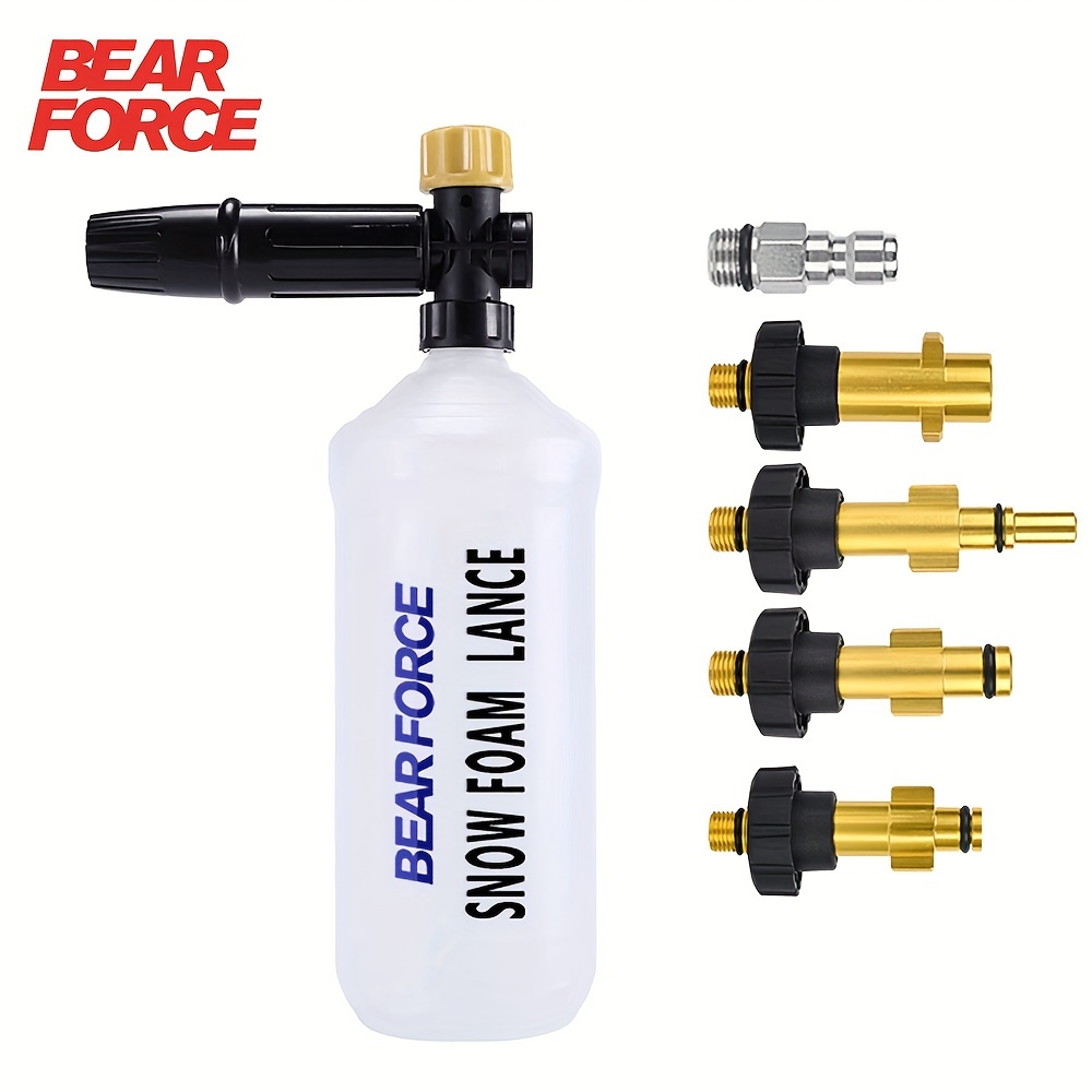 BEARFORCE Pressure Washer Foam Cannon Snow Foam Lance & Extension Wand with  1/4” for sale online