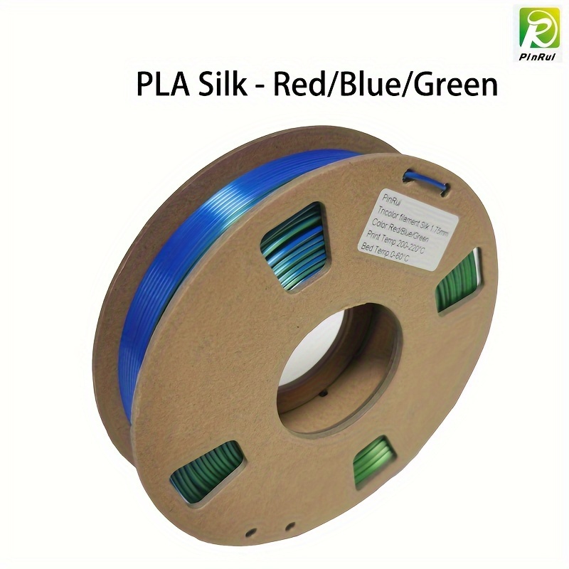 PLA Silk Tricolor Filament - Three-colored Filament