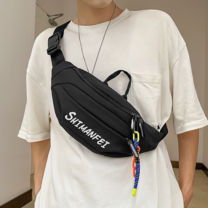 Men's Casual Sports Small Chest Bag Fashion New Mini Travel - Temu