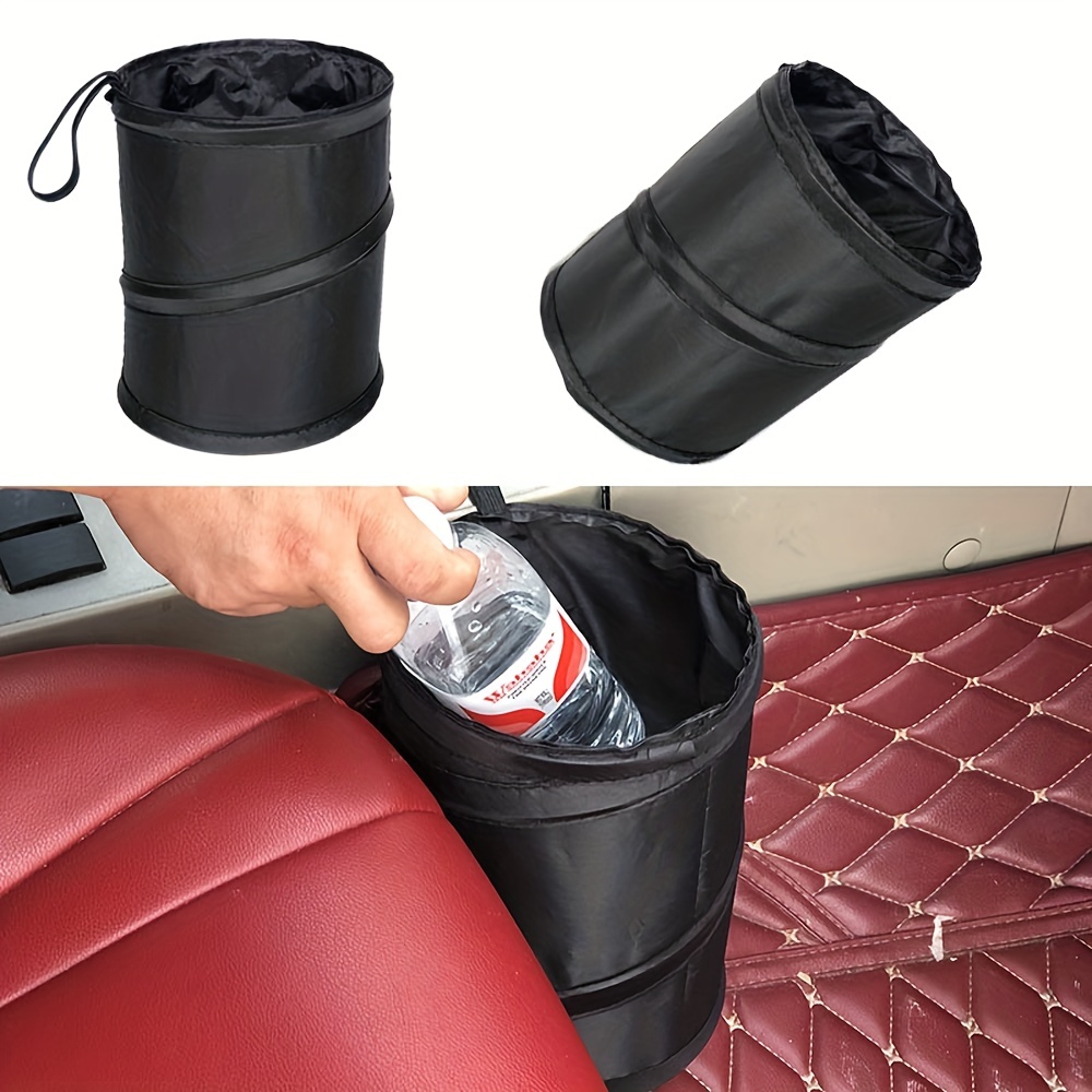 Foldable Car Trash Can Portable Car Trash Can Pop Up Leak Proof Bag Garbage  Basket Car Interior Accessories, Multifunctional Car Seat Back Storage Bin