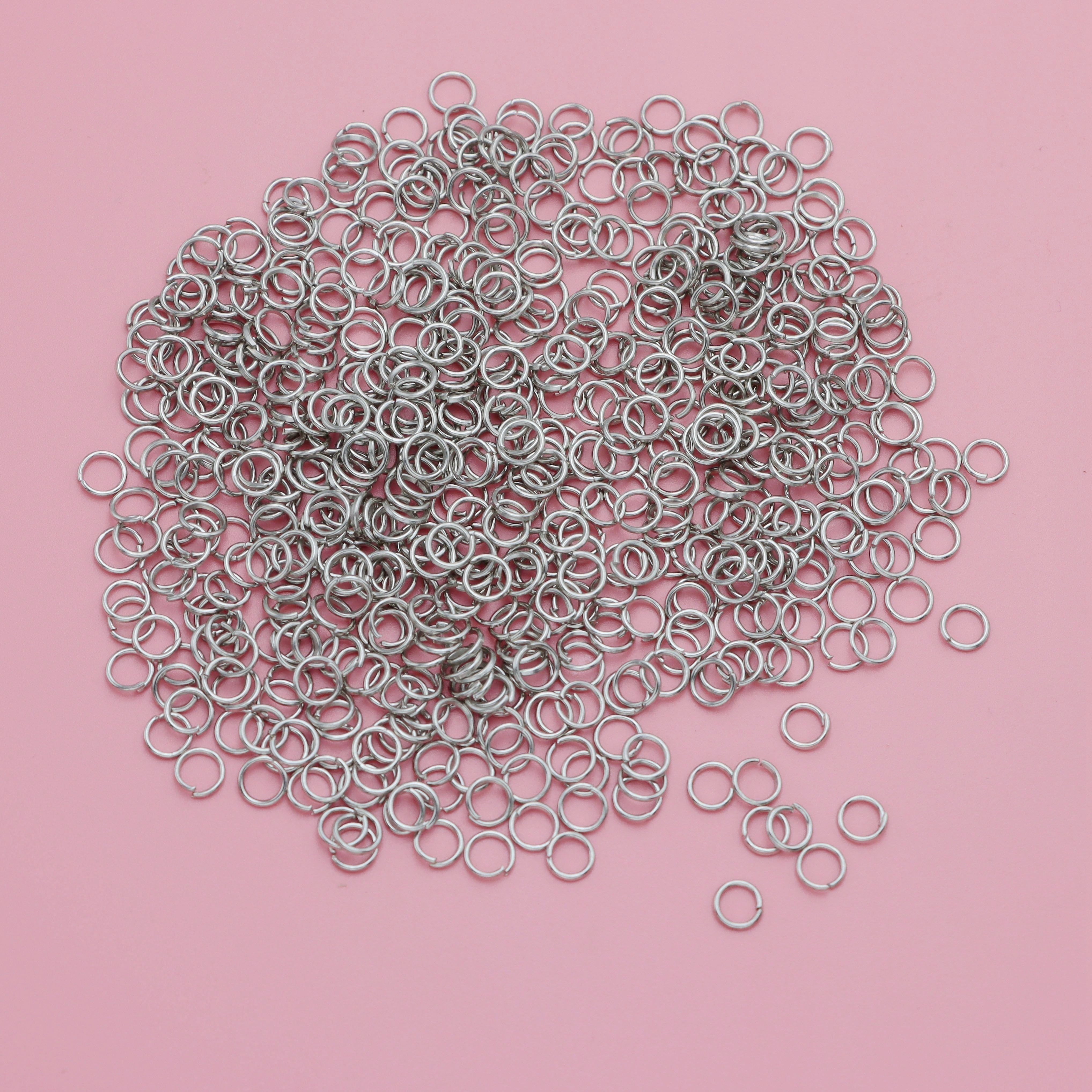 Lron Stainless Steel Open Jump Rings For Jewelry Making - Temu