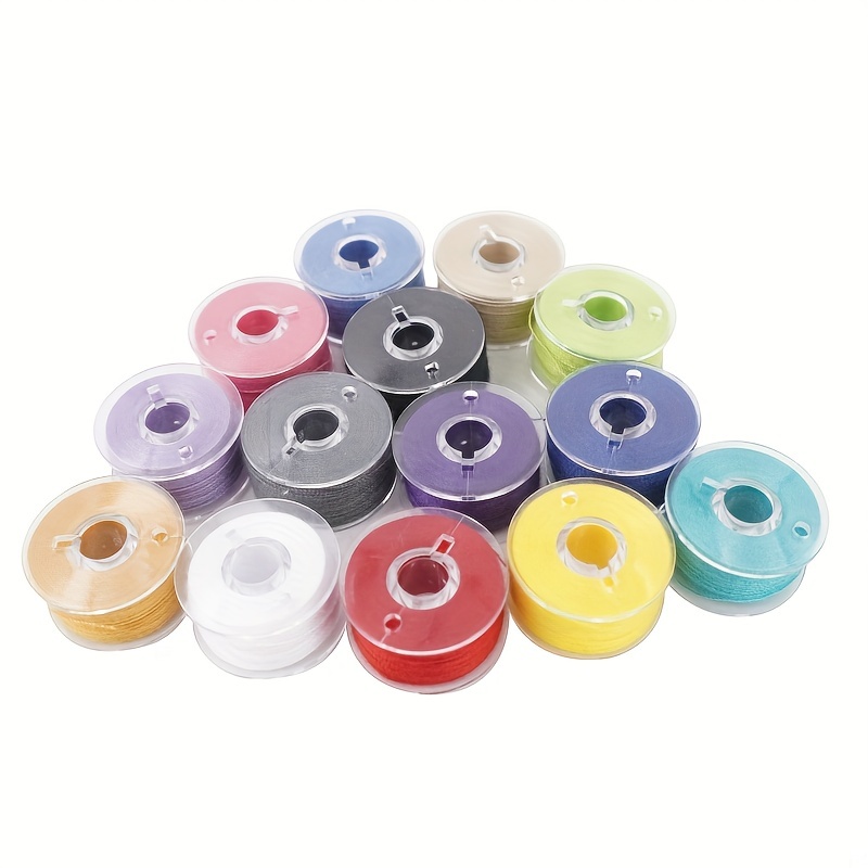 Shuttle Core With Thread 25 Color Sewing Thread Box - Temu