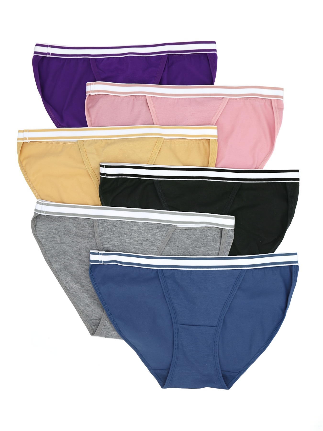 Cute Comfy Cotton Panties Breathable Sporty Soft Panties - Temu