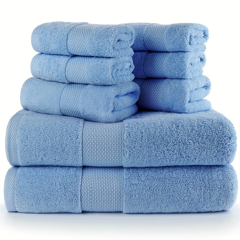 Cotton Towels Set, With 2 Bath Towels, 2 Hand Towels, 4 Washcloths, Premium  Bathroom Towels Set, Lightweight And Highly Absorbent Quick Drying Towels,  Perfect For Daily Use, Bathroom Supplies - Temu