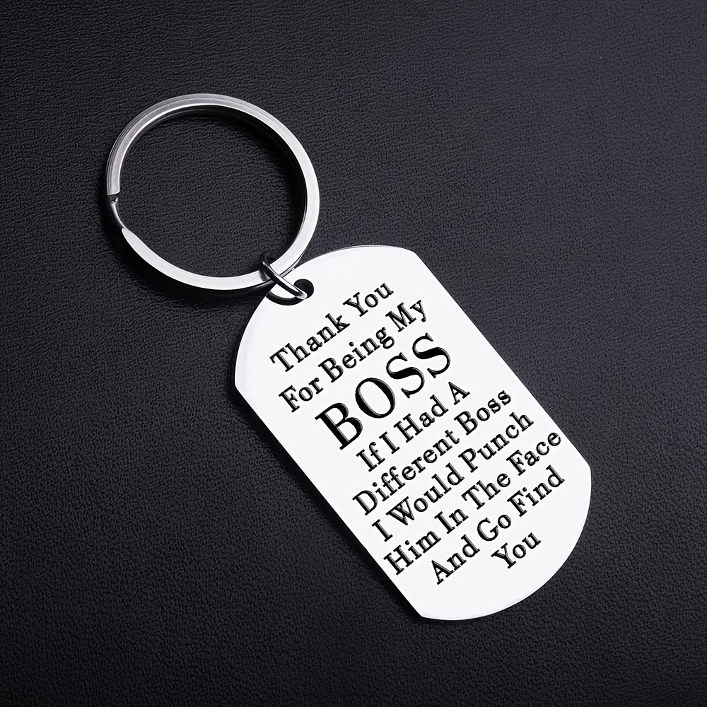 25 PCS Thank You Keychains, Appreciation Keychain Gifts, Stainless Steel  Keychains, Bulk Inspirational Thank You Keychains, Thank You Gifts for Boss