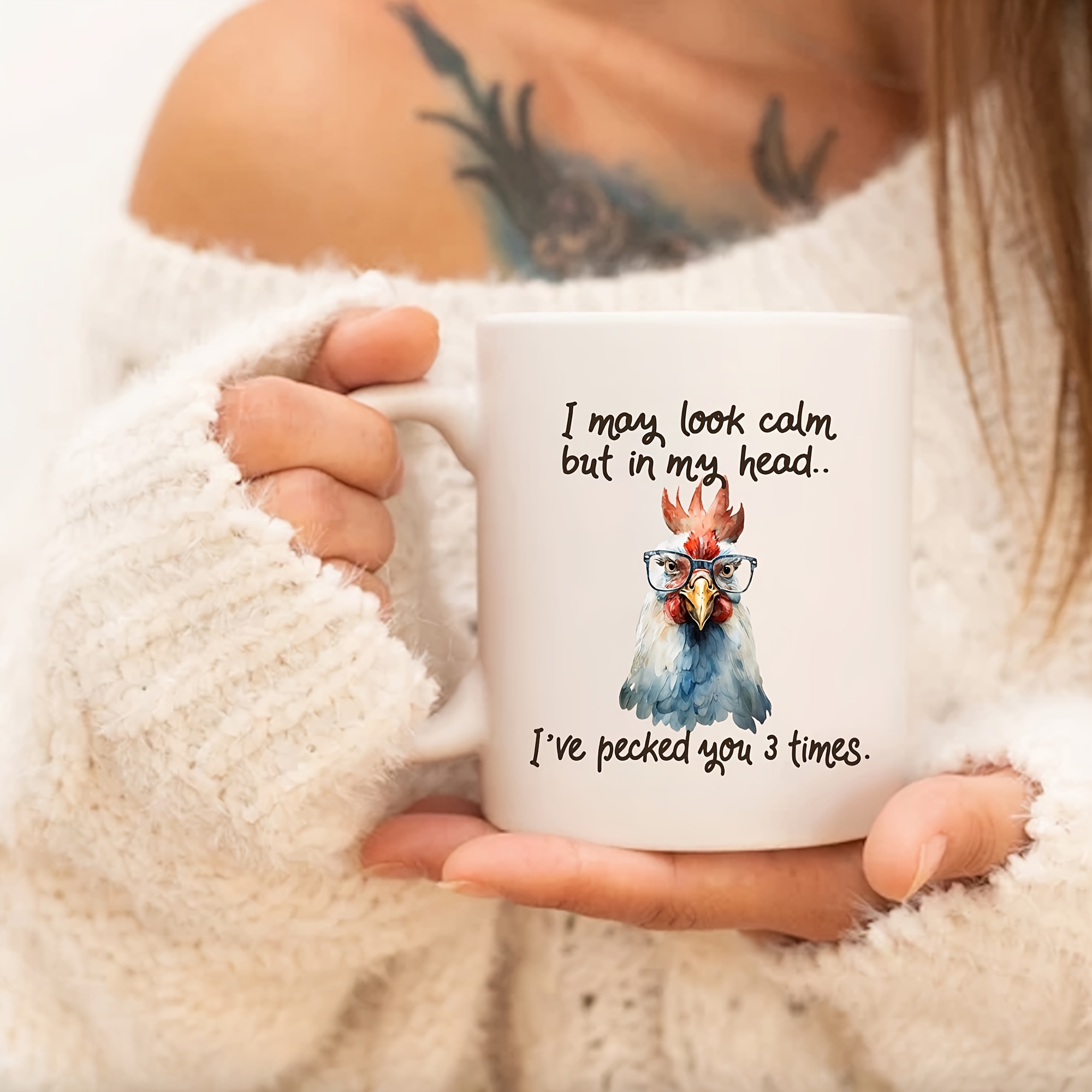 Chickens Coffee Mug, Chickens Gifts, Chicken Lover Gifts for Women, Chicken Accessories for Chicken lovers, Funny Chicken Gifts, Chicken Stuff