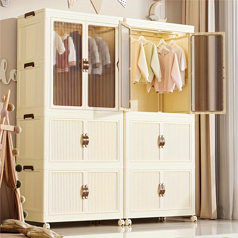 tela armario dormitorio muebles moderno portátil simple armario plegable  almirah tela armario