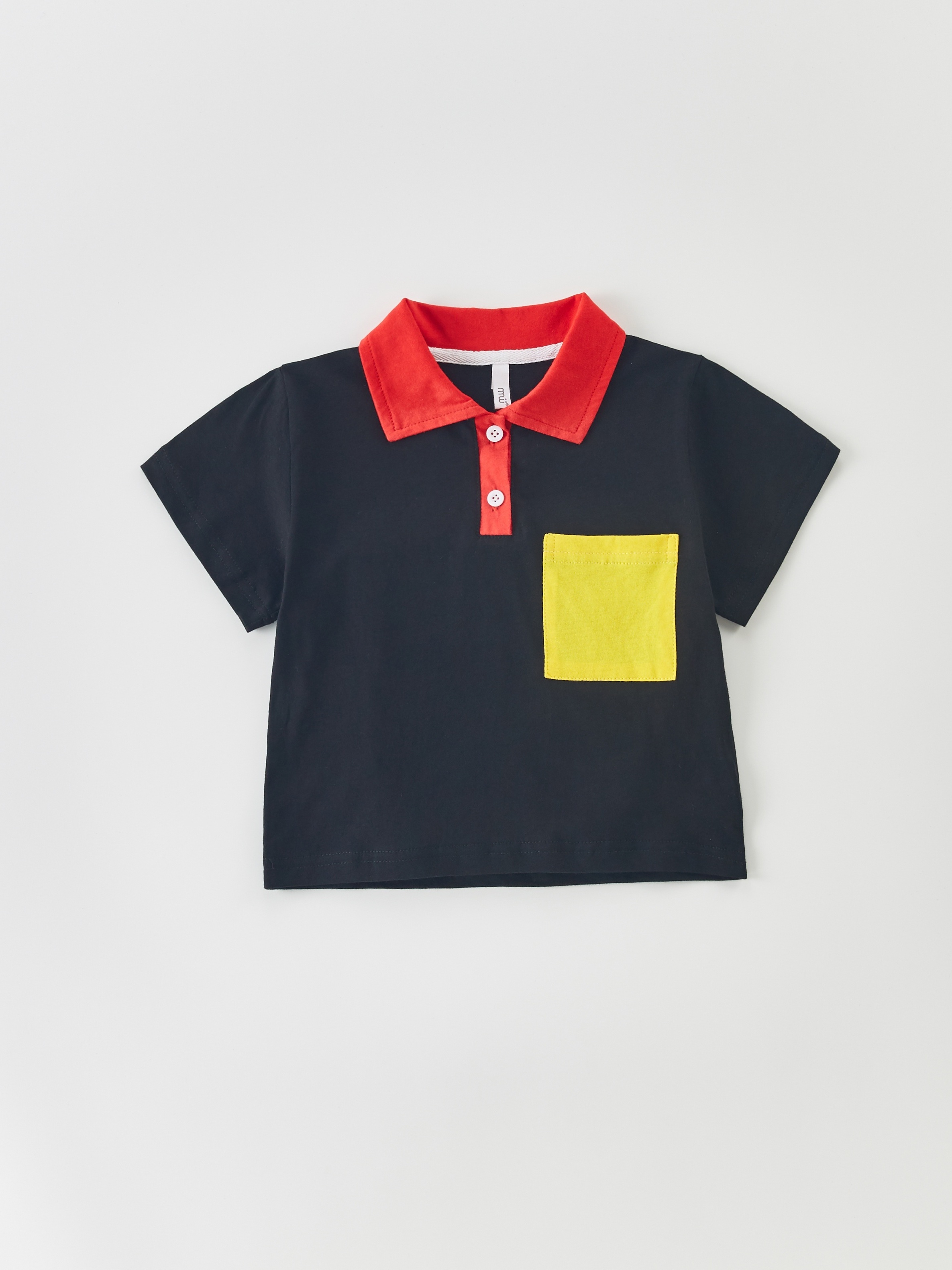 Toddler boy on sale black polo shirt