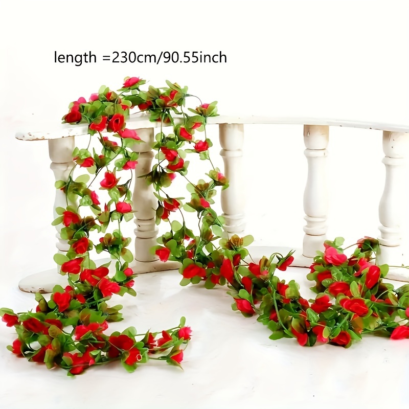 Simulated Vine Leaves Simulated Flower Vines Decorative - Temu