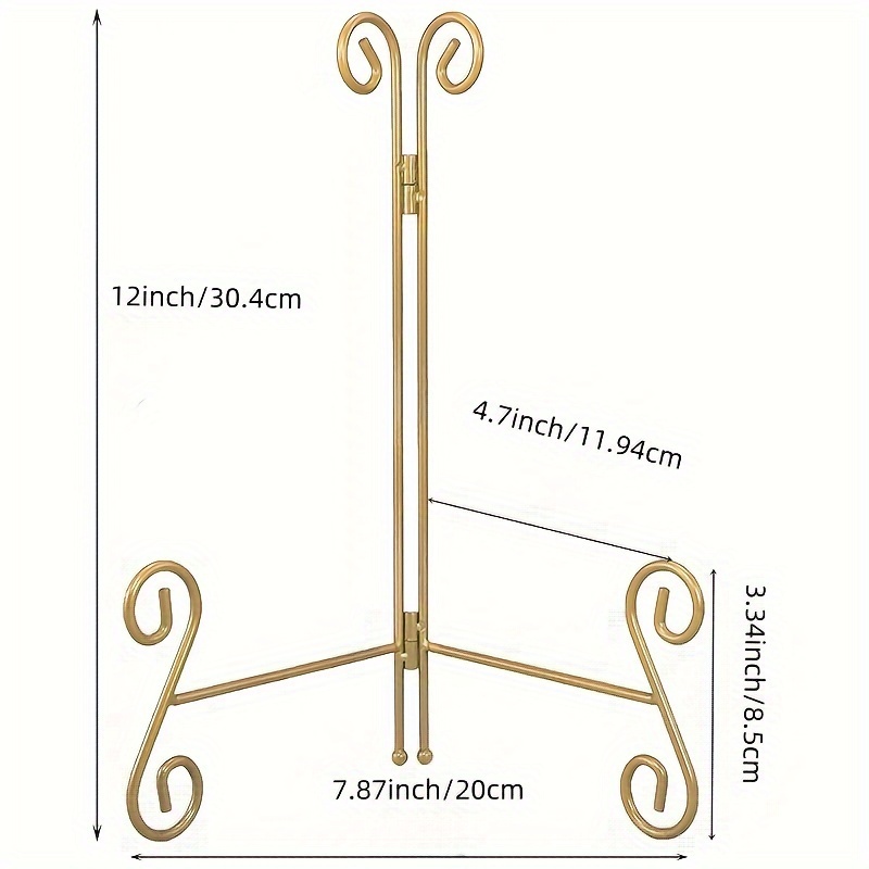 1PC picture stand easel Folding Display Stand Plate Easel Wooden Display  Stand