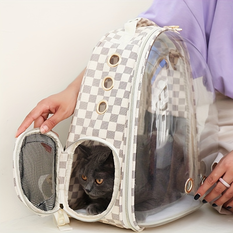 Pet Backpack Carrier For Cat, Space Capsule Design Pet Shoulder