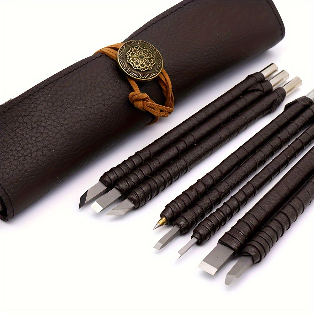 Stone Carving Tool Set Tungsten Steel Soft Stone Carving Set - Temu