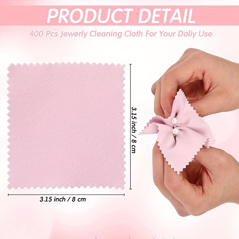 50pcs Jewelry Cleaning Cloth Pack
