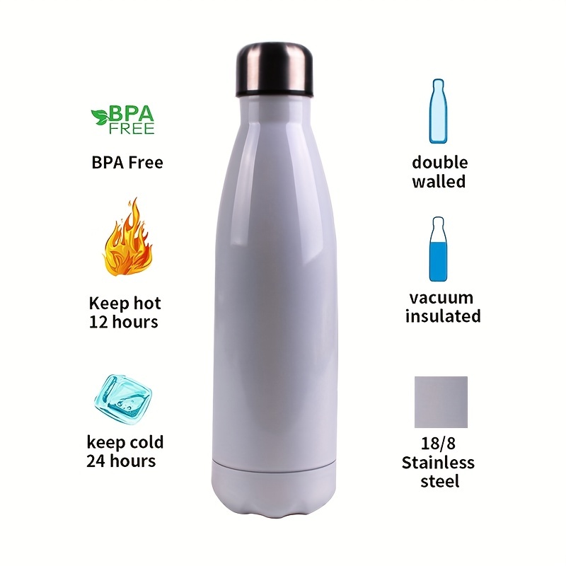 Lot Leakproof Sublimation Blanks Water Bottles, Aluminum Lightweight  Shatterproof Water Bottle For Hiking, Cycling, Hiking - Temu