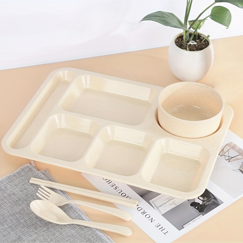 Plastic Plate - 8 Compartment