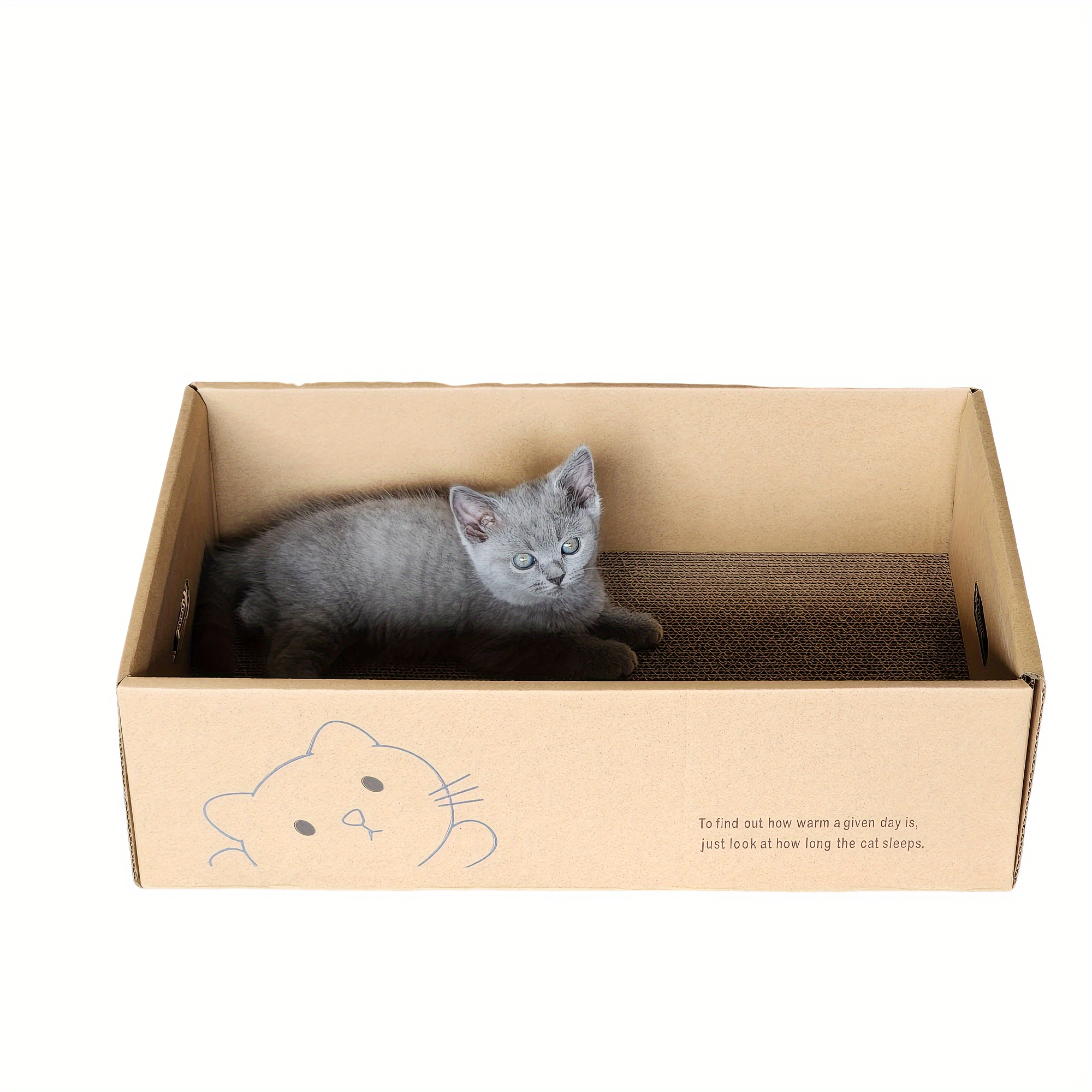 Cat Scraper Corrugated Paper Duck Shape Can Be Grabbed Can Sleep