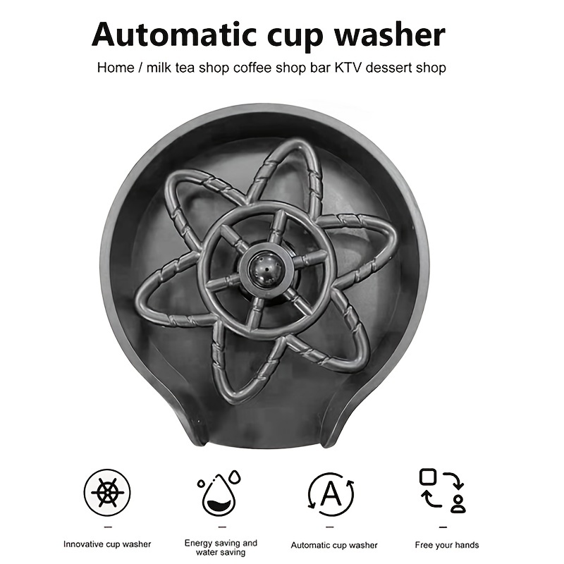Metal Stainless Steel Automatic Glass Cup Washer Kitchen - Temu