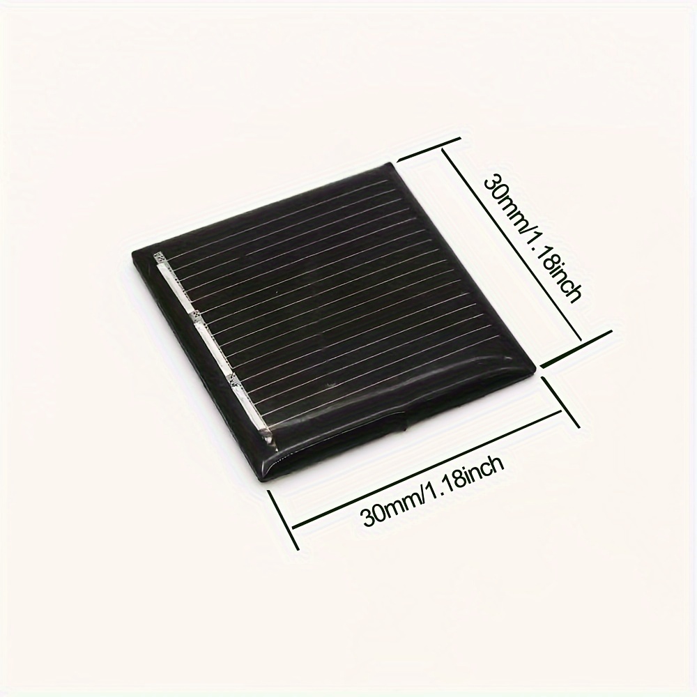 10 mini paneles solares de 5 V 30 mA para energía solar, mini células  solares, materiales de juguete eléctrico, células fotovoltaicas, kits de  sistema