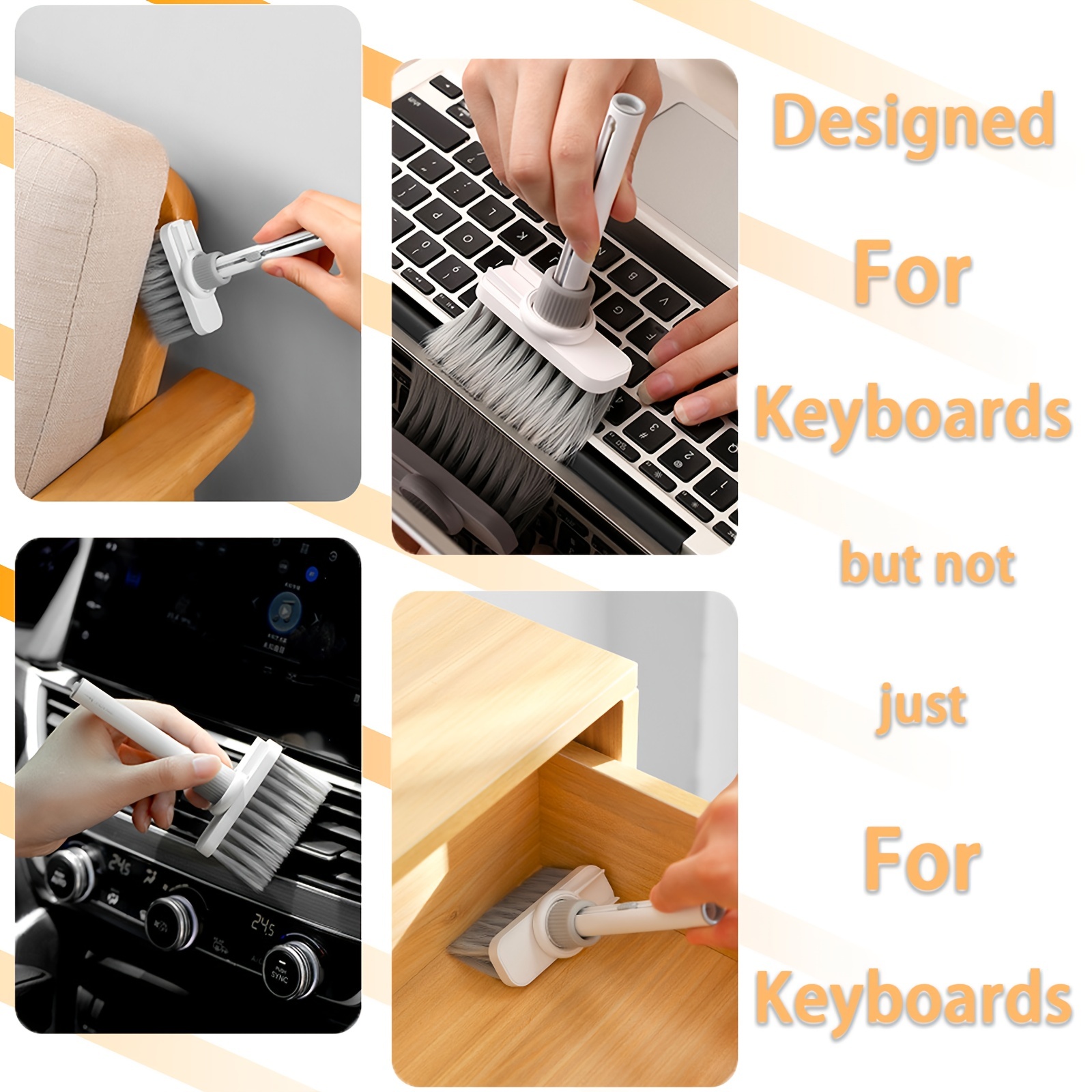 LA BARFUMERIE Electronics Cleaner Kit. Keyboard Brush, Airpod