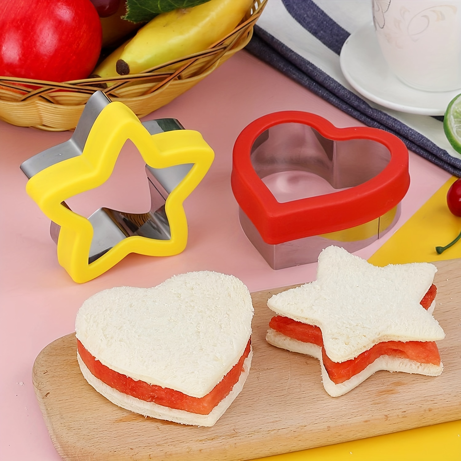 Stainless Steel Cutter Shapes Set, 9PCS Different Sizes Cookie