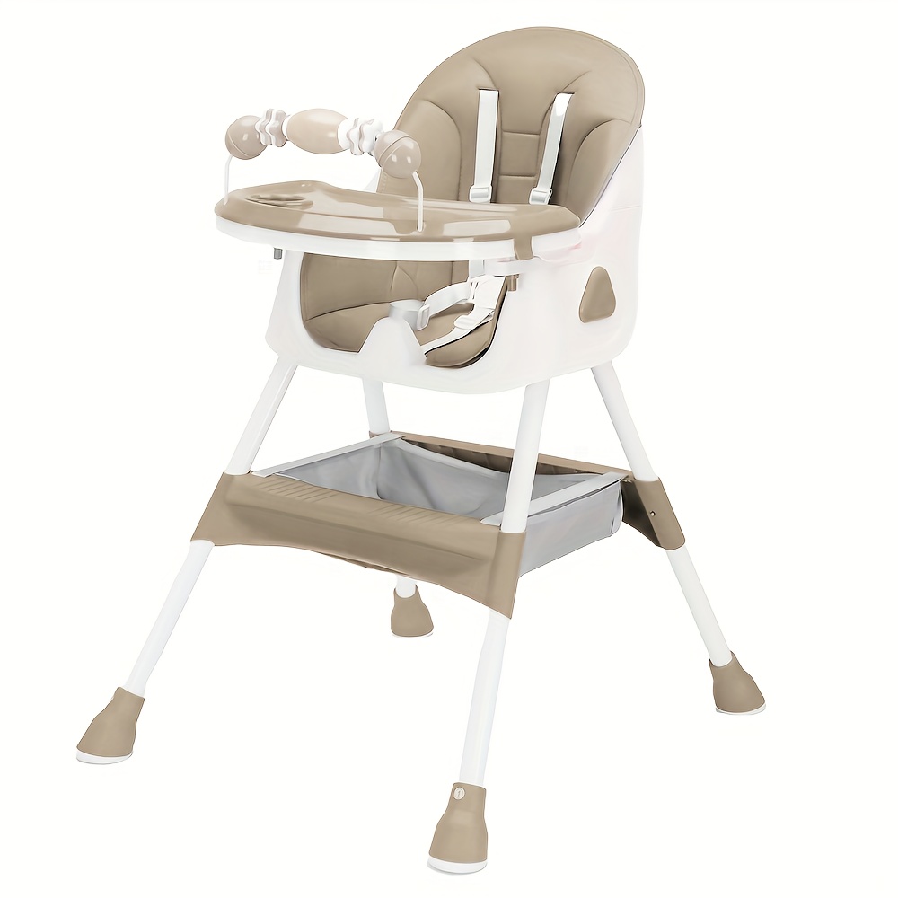 Chaise haute bébé bois blanc «MILO» ✔️ Petite Amélie