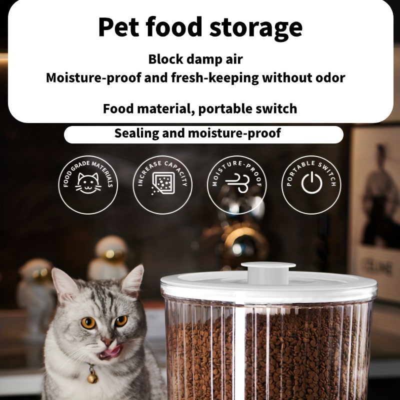 Cat Food Storage Bucket Dog Food Sealed Tank Moisture proof - Temu
