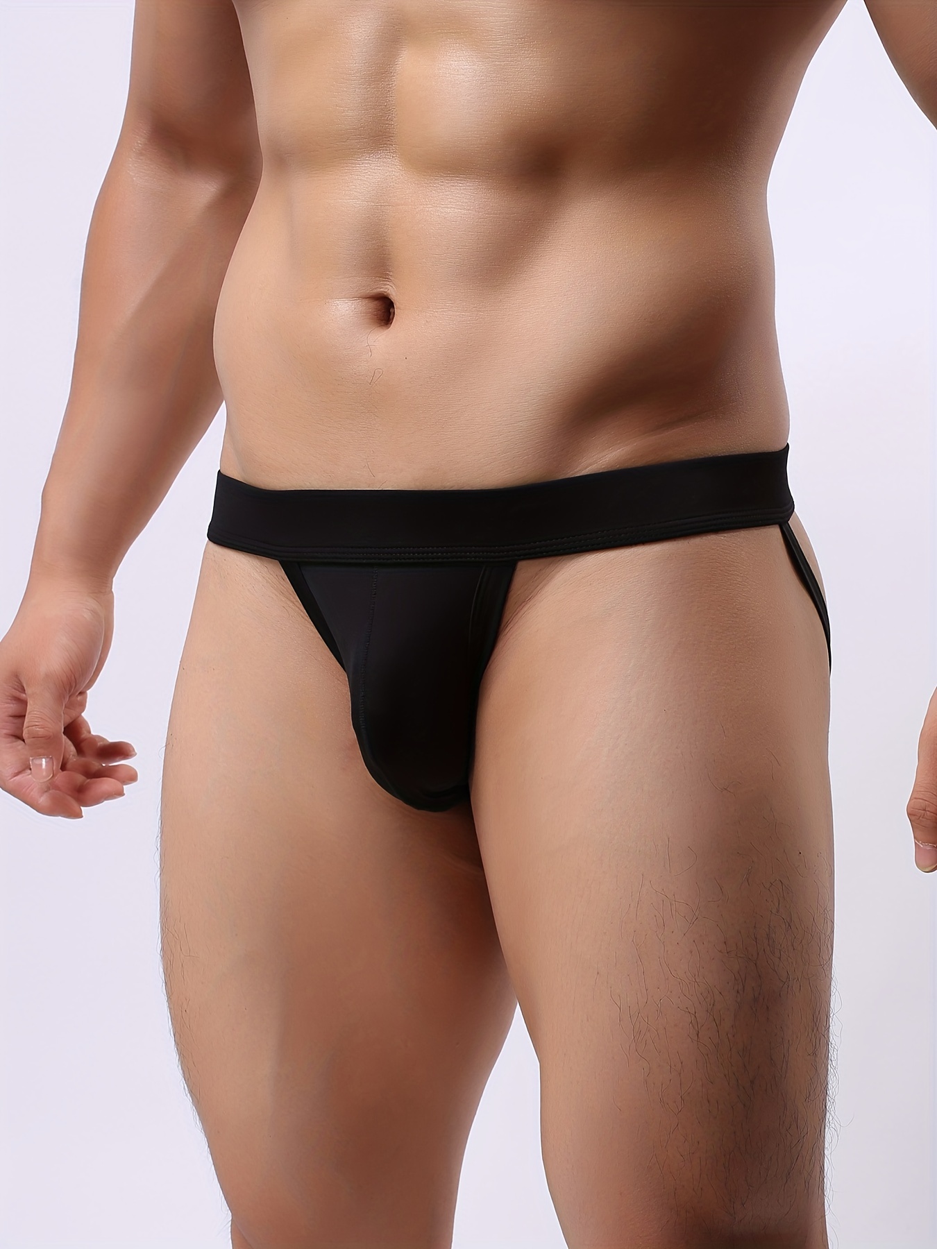 Men's Jockstrap Athletic Supporter Briefs Elastic Waistband - Temu