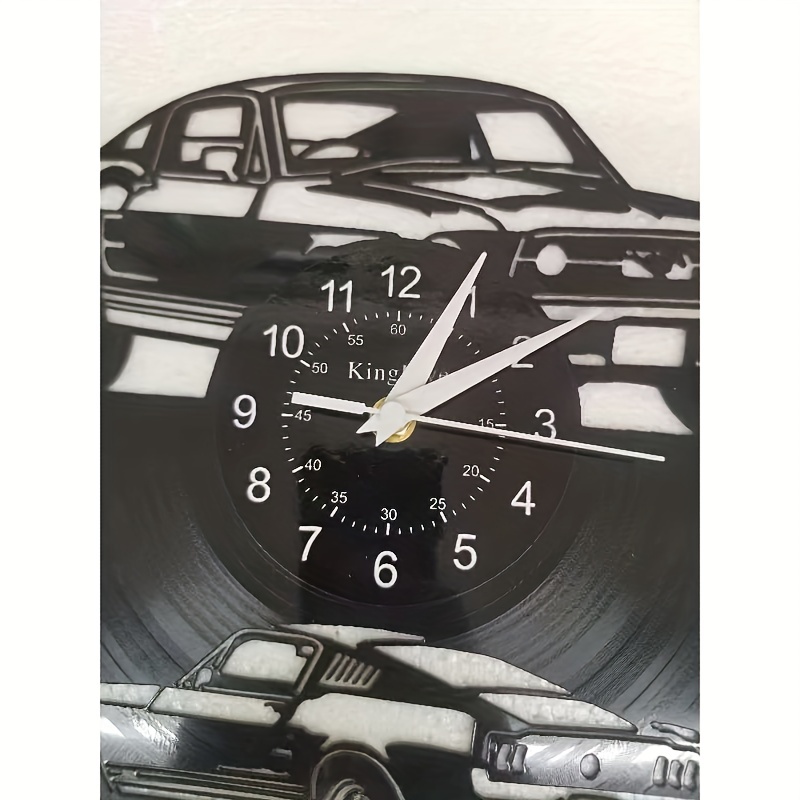 1 Pc Voiture Disque Vinyle Horloge Murale Cadeaux Hommes 7 - Temu Belgium