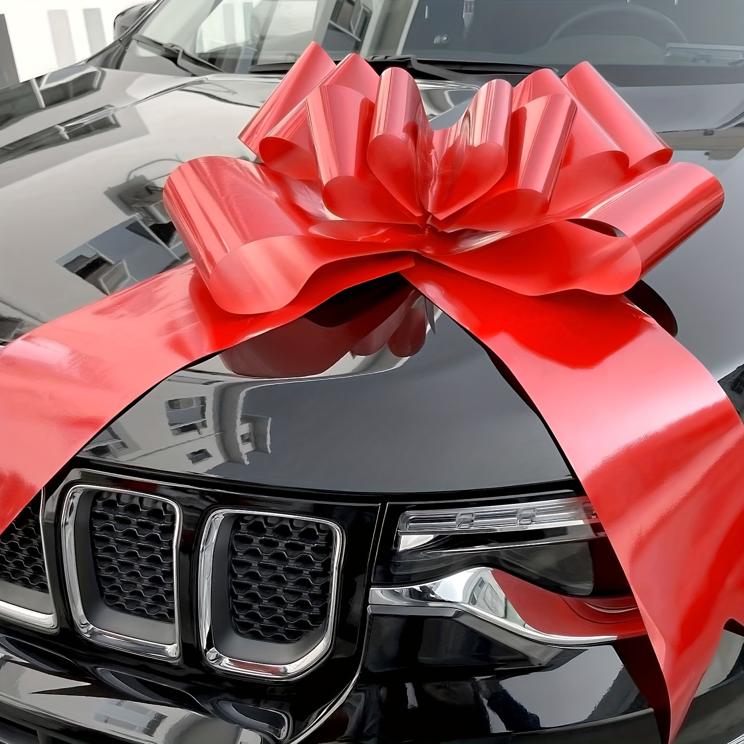 Big car bow - Ribbon bows of any size. For gifts, cars and buildings