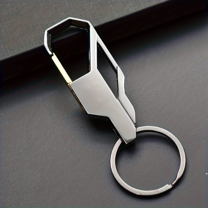 Business Titanium Keychain for Men, Creative Titanium Keychain for Car Key, Birthday Gifts,Temu