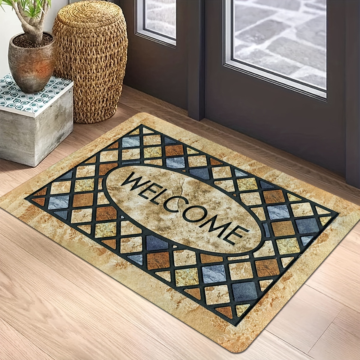 Welcome Mats For Front Door Outdoor Entry Doormat Non Slip - Temu