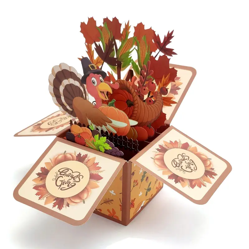 3d Greeting Pop Up Thanksgiving Card, 3d Pop-up Box Card, 3d Handmade Fall  Card, Holiday Card For Family, Fall Personalised Cards For Him Her,  Grandma, Mother, Happy Thanksgiving - Temu Germany