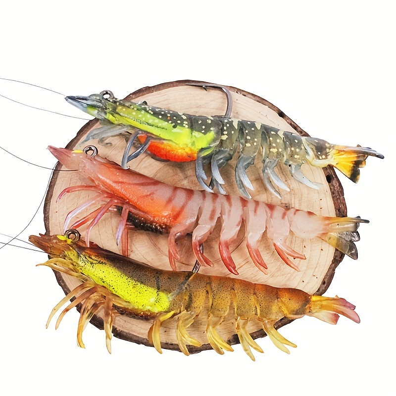 Luminous Bionic Soft Bait Prawn Fishing Lure Enhance Fishing - Temu