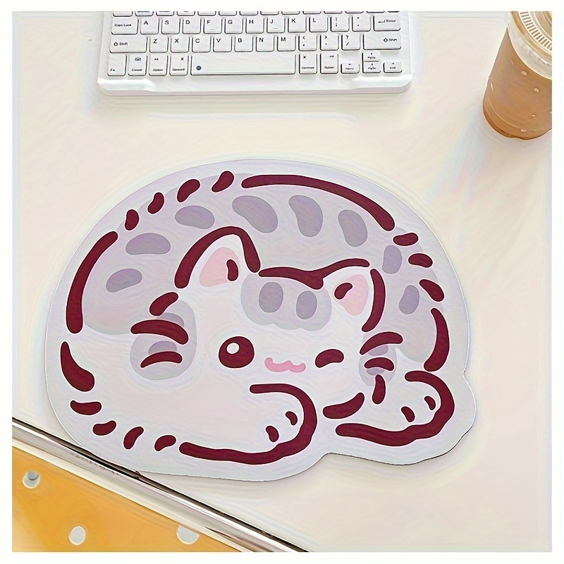 Tapis De Souris Petit Griffe De Chat Silicone Repose-Poignet Tapis De  Souris Bureau Ordinateur Tapis De Souris, B