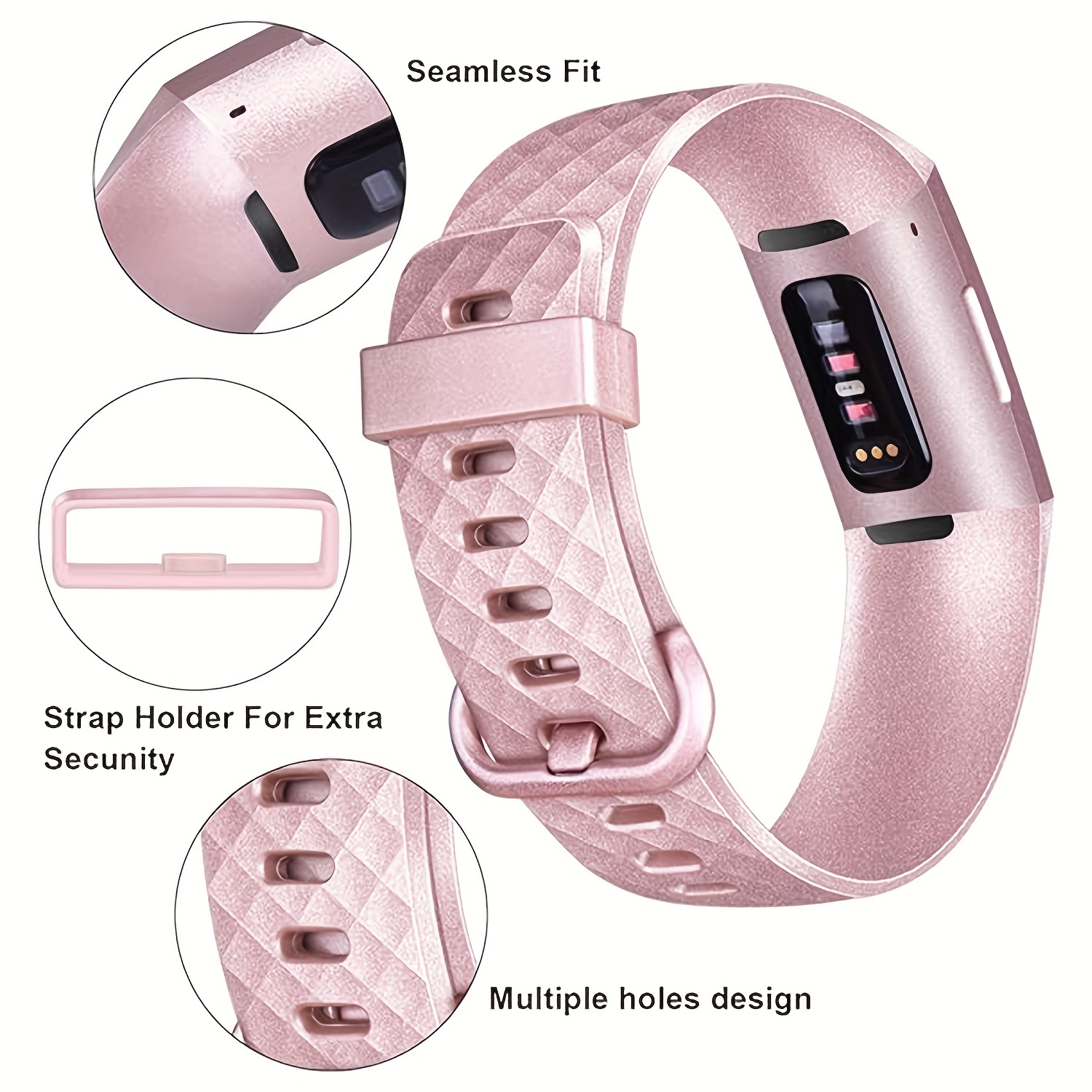 Bracelet Compatible With Fitbit Charge 3 Charge 4 Bands For - Temu