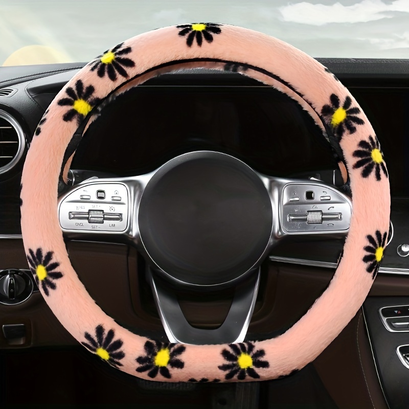 Universal Steering Wheel Cover,cute Car Steering Wheel Cover For Women  Girls,fashionable And Beautiful Flower Car Accessories,antiskid And  Comfortable - Temu