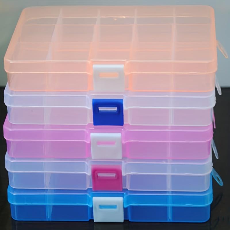 15 Grids Compartment Plastic Storage Box Screw Holder Case
