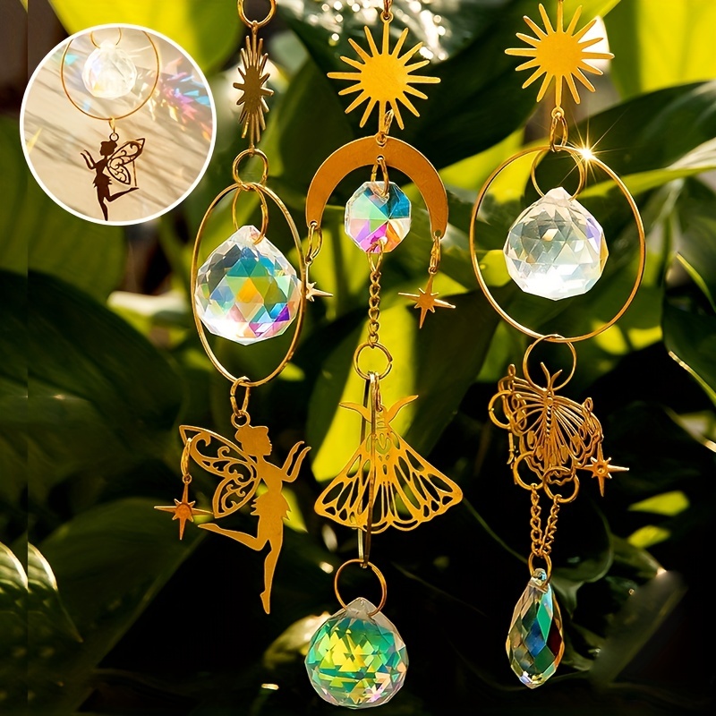 Rainbow Maker Crystal Sun Catcher For Window Hanging And - Temu