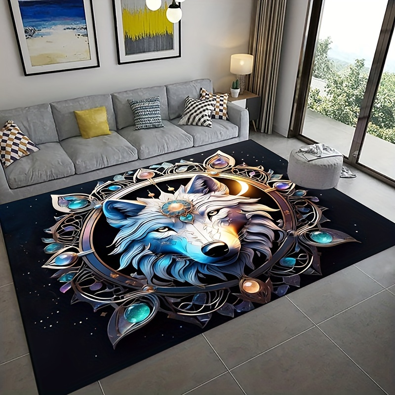  Modern 3D Home Area Rugs Espresso Coffee Cup on