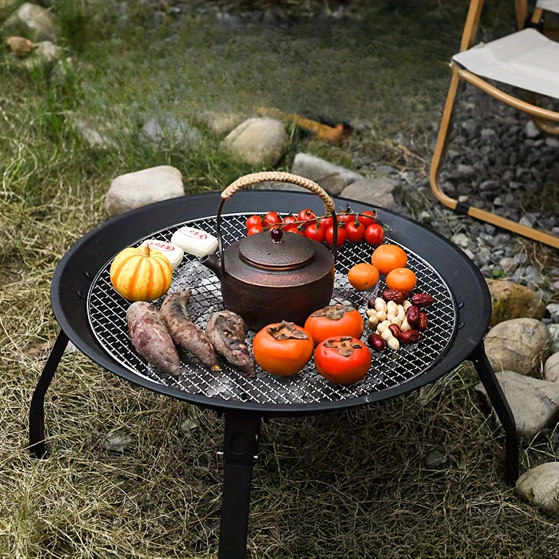 Portable fire hotsell pit bbq