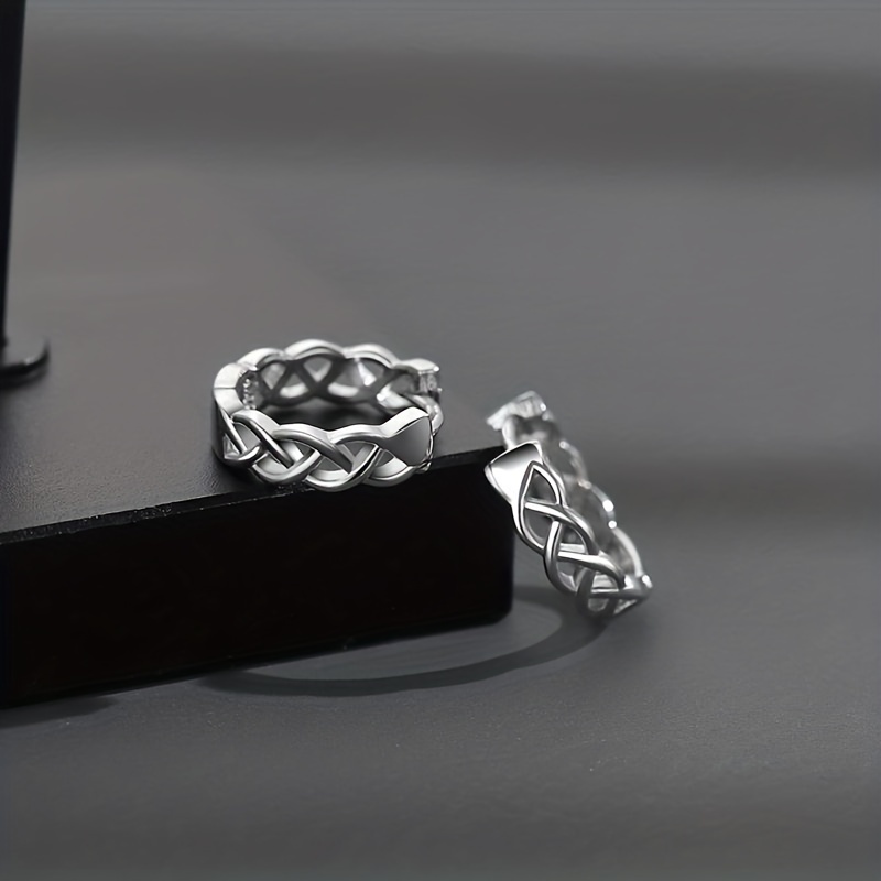 Stylish Copper Woven Earrings for Men