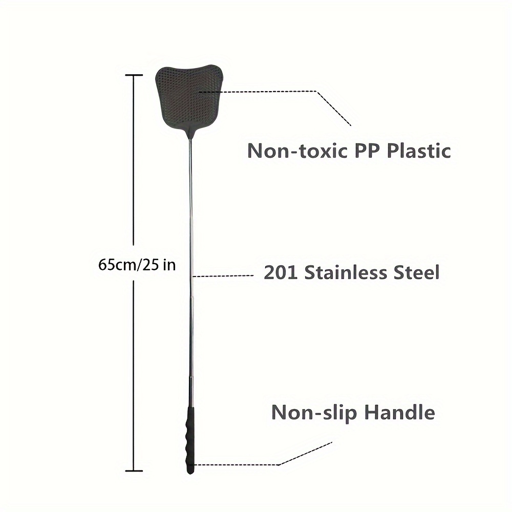 2pcs Telescopic Fly Swatters Durable Heavy Duty Flyswatter Set Indoor Outdoor