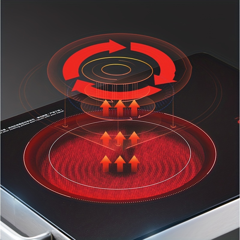 Electric Cooktop Portable Stove, Electric Hot Plate Single Burner Electric  Stove Top Infrared Cooktop, 4-hour Setting,black Crystal Glass Surface  Compatible For All Cookware, Kitchenware, Kitchen Accessories Small Kitchen  Appliance - Temu Portugal