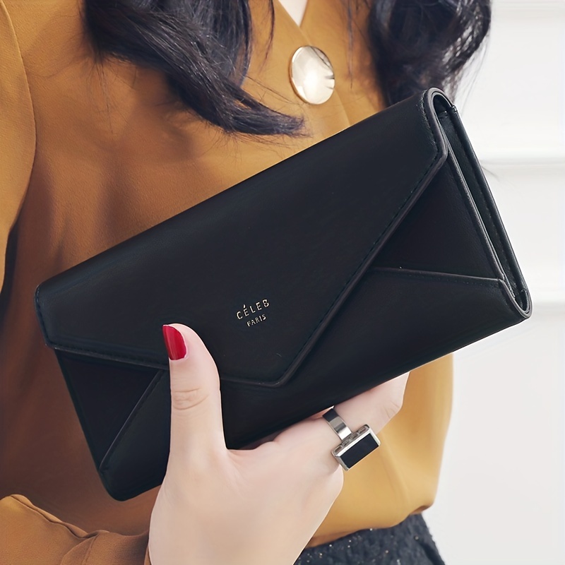 Clutch Bag Leather Wallet Women Designer Luxury Purses Phone 